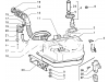 Fiat Panda - wlew paliwa / rura wlewu do zbiornika paliwa